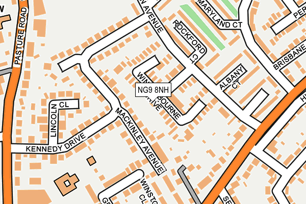 NG9 8NH map - OS OpenMap – Local (Ordnance Survey) NG9 8NH map - OS OpenMap – Local (Ordnance Survey)