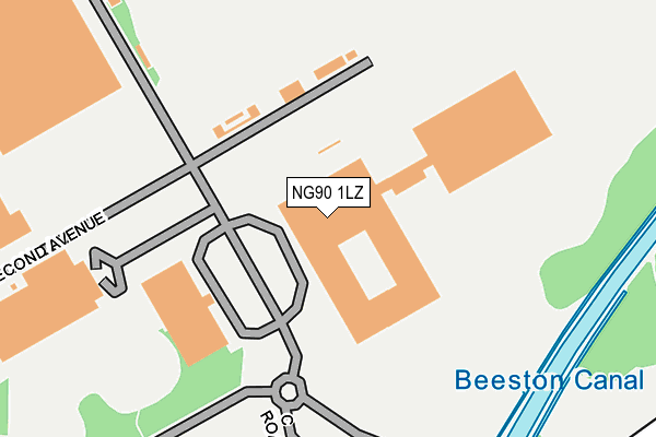 NG90 1LZ map - OS OpenMap – Local (Ordnance Survey) NG90 1LZ map - OS OpenMap – Local (Ordnance Survey)