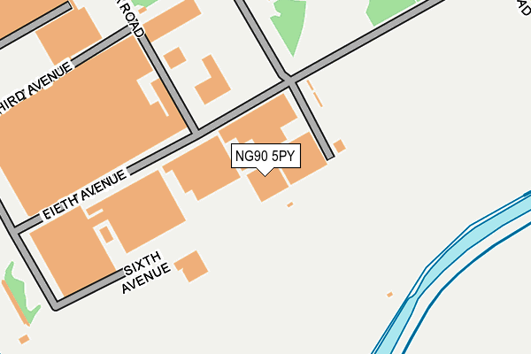 NG90 5PY map - OS OpenMap – Local (Ordnance Survey) NG90 5PY map - OS OpenMap – Local (Ordnance Survey)