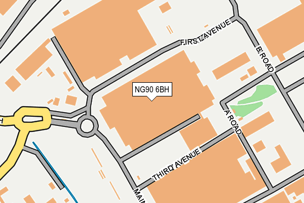 NG90 6BH map - OS OpenMap – Local (Ordnance Survey) NG90 6BH map - OS OpenMap – Local (Ordnance Survey)