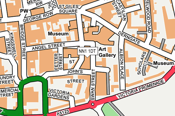 NN1 1DT map - OS OpenMap – Local (Ordnance Survey) NN1 1DT map - OS OpenMap – Local (Ordnance Survey)