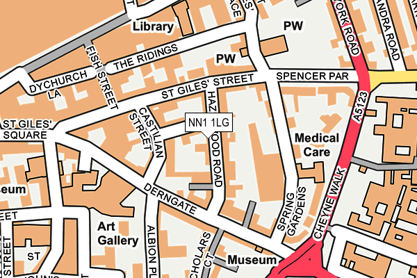 NN1 1LG map - OS OpenMap – Local (Ordnance Survey) NN1 1LG map - OS OpenMap – Local (Ordnance Survey)