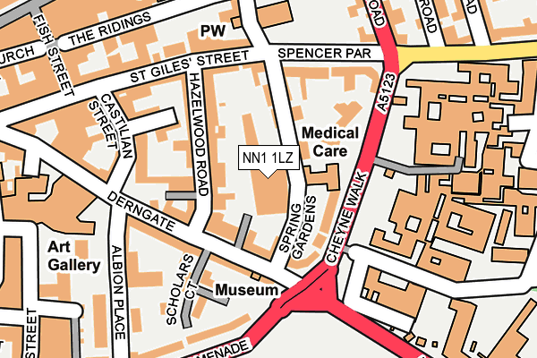 NN1 1LZ map - OS OpenMap – Local (Ordnance Survey) NN1 1LZ map - OS OpenMap – Local (Ordnance Survey)