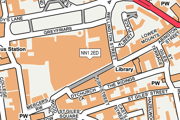 NN1 2ED map - OS OpenMap – Local (Ordnance Survey) NN1 2ED map - OS OpenMap – Local (Ordnance Survey)