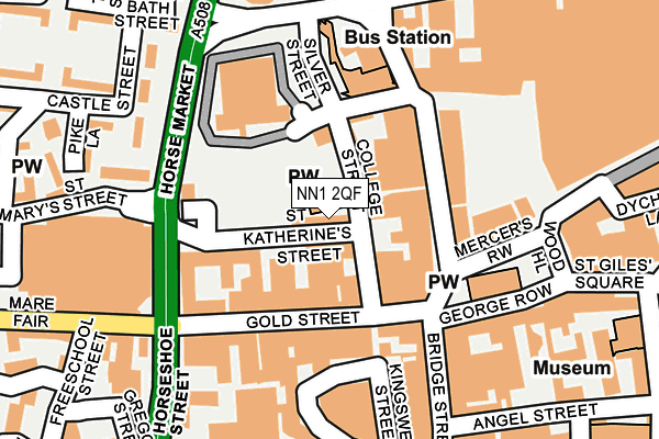 NN1 2QF map - OS OpenMap – Local (Ordnance Survey) NN1 2QF map - OS OpenMap – Local (Ordnance Survey)
