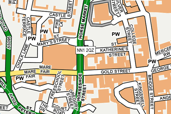 NN1 2QZ map - OS OpenMap – Local (Ordnance Survey) NN1 2QZ map - OS OpenMap – Local (Ordnance Survey)