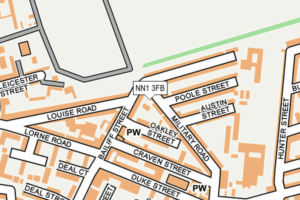 NN1 3FB map - OS OpenMap – Local (Ordnance Survey) NN1 3FB map - OS OpenMap – Local (Ordnance Survey)