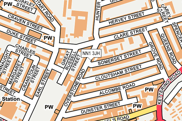 NN1 3JH map - OS OpenMap – Local (Ordnance Survey) NN1 3JH map - OS OpenMap – Local (Ordnance Survey)