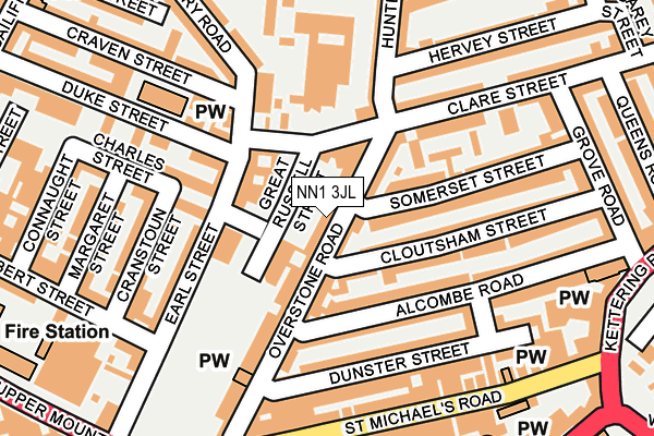 NN1 3JL map - OS OpenMap – Local (Ordnance Survey) NN1 3JL map - OS OpenMap – Local (Ordnance Survey)