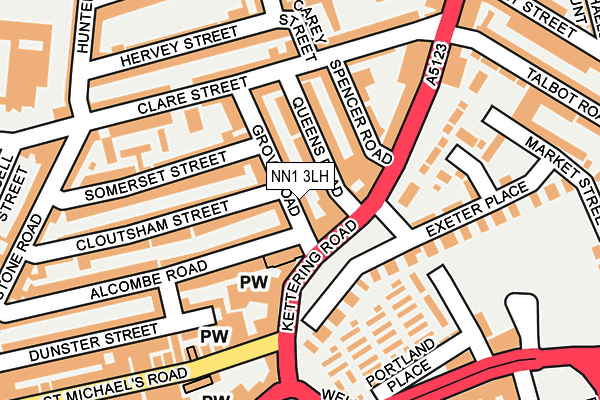 NN1 3LH map - OS OpenMap – Local (Ordnance Survey) NN1 3LH map - OS OpenMap – Local (Ordnance Survey)