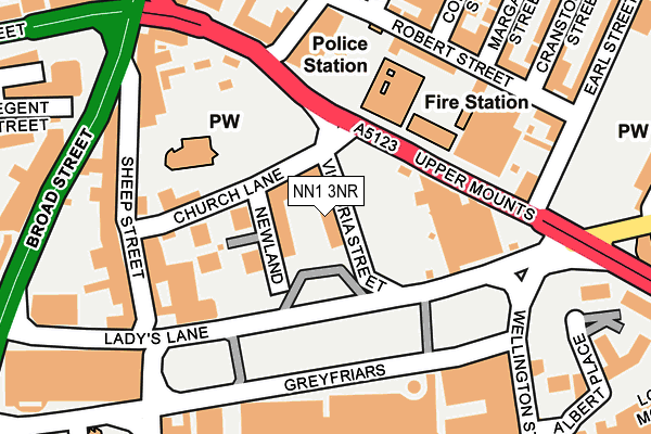 NN1 3NR map - OS OpenMap – Local (Ordnance Survey) NN1 3NR map - OS OpenMap – Local (Ordnance Survey)