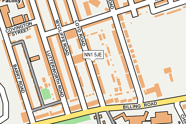 NN1 5JE map - OS OpenMap – Local (Ordnance Survey) NN1 5JE map - OS OpenMap – Local (Ordnance Survey)