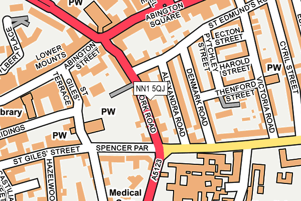 NN1 5QJ map - OS OpenMap – Local (Ordnance Survey) NN1 5QJ map - OS OpenMap – Local (Ordnance Survey)