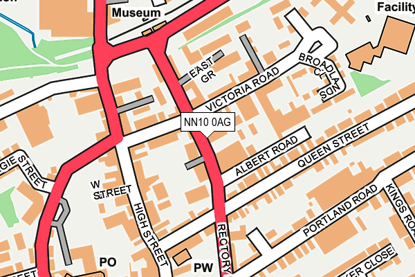 NN10 0AG map - OS OpenMap – Local (Ordnance Survey) NN10 0AG map - OS OpenMap – Local (Ordnance Survey)
