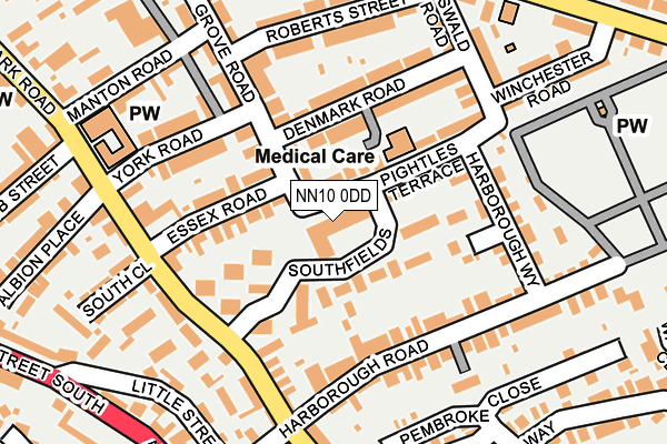 NN10 0DD map - OS OpenMap – Local (Ordnance Survey) NN10 0DD map - OS OpenMap – Local (Ordnance Survey)