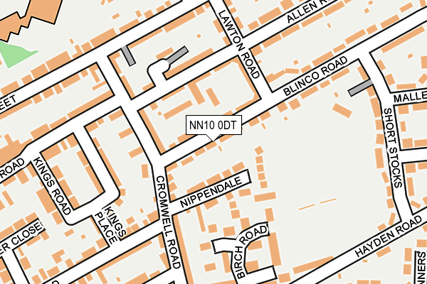 NN10 0DT map - OS OpenMap – Local (Ordnance Survey) NN10 0DT map - OS OpenMap – Local (Ordnance Survey)