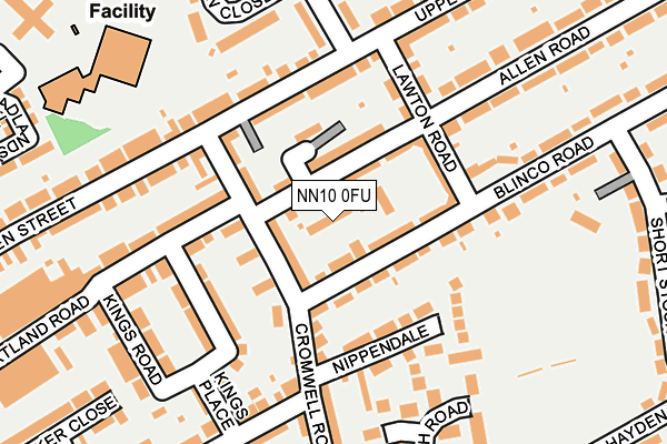 NN10 0FU map - OS OpenMap – Local (Ordnance Survey) NN10 0FU map - OS OpenMap – Local (Ordnance Survey)