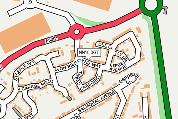 NN10 0GT map - OS OpenMap – Local (Ordnance Survey) NN10 0GT map - OS OpenMap – Local (Ordnance Survey)