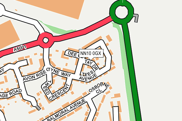 NN10 0GX map - OS OpenMap – Local (Ordnance Survey) NN10 0GX map - OS OpenMap – Local (Ordnance Survey)