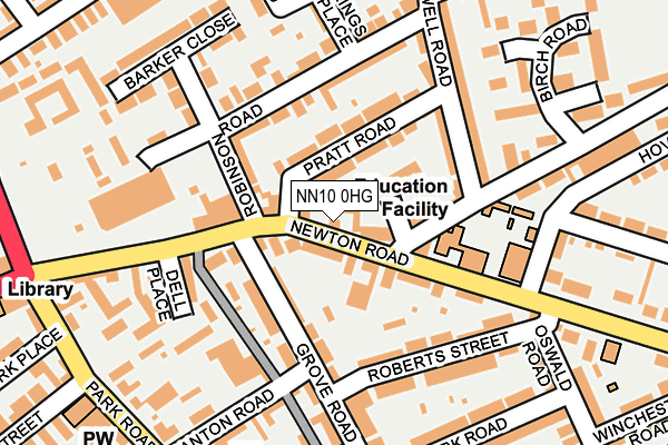 NN10 0HG map - OS OpenMap – Local (Ordnance Survey) NN10 0HG map - OS OpenMap – Local (Ordnance Survey)