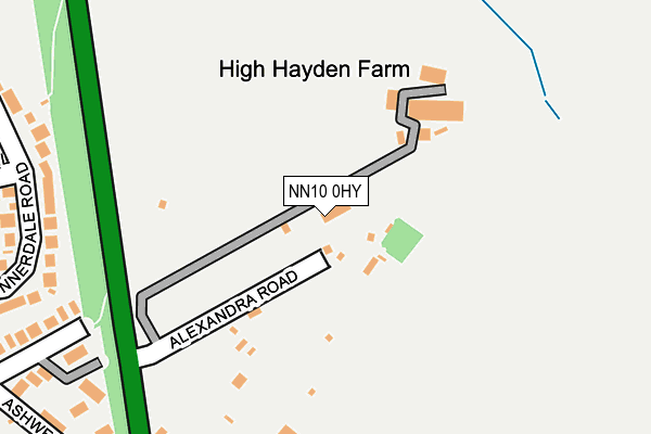 NN10 0HY map - OS OpenMap – Local (Ordnance Survey) NN10 0HY map - OS OpenMap – Local (Ordnance Survey)