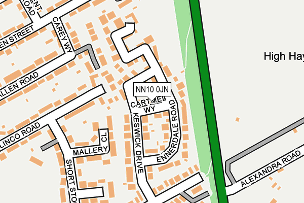NN10 0JN map - OS OpenMap – Local (Ordnance Survey) NN10 0JN map - OS OpenMap – Local (Ordnance Survey)