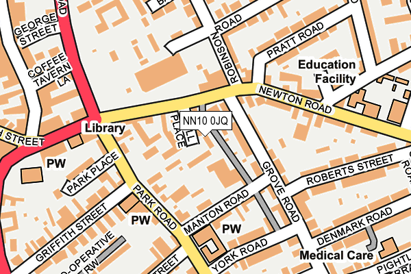 NN10 0JQ map - OS OpenMap – Local (Ordnance Survey) NN10 0JQ map - OS OpenMap – Local (Ordnance Survey)