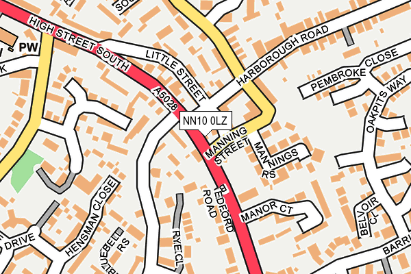 NN10 0LZ map - OS OpenMap – Local (Ordnance Survey) NN10 0LZ map - OS OpenMap – Local (Ordnance Survey)