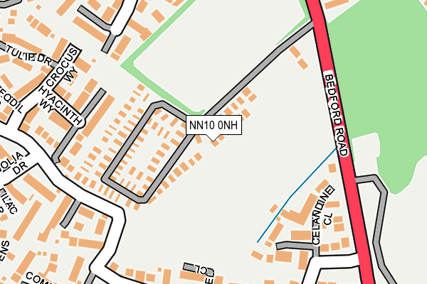 NN10 0NH map - OS OpenMap – Local (Ordnance Survey) NN10 0NH map - OS OpenMap – Local (Ordnance Survey)