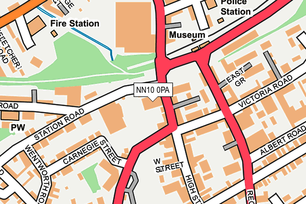 NN10 0PA map - OS OpenMap – Local (Ordnance Survey) NN10 0PA map - OS OpenMap – Local (Ordnance Survey)