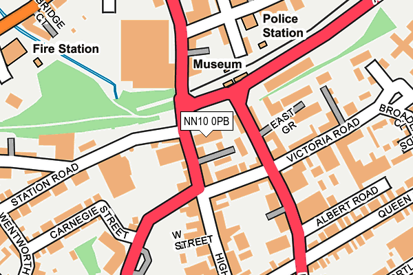 NN10 0PB map - OS OpenMap – Local (Ordnance Survey) NN10 0PB map - OS OpenMap – Local (Ordnance Survey)