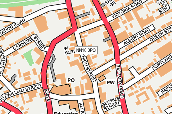 NN10 0PQ map - OS OpenMap – Local (Ordnance Survey) NN10 0PQ map - OS OpenMap – Local (Ordnance Survey)