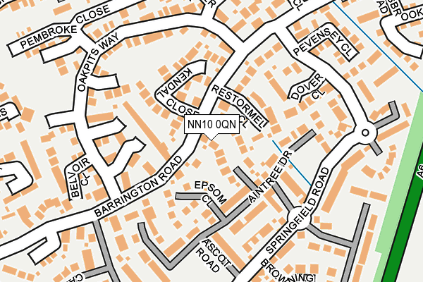NN10 0QN map - OS OpenMap – Local (Ordnance Survey) NN10 0QN map - OS OpenMap – Local (Ordnance Survey)
