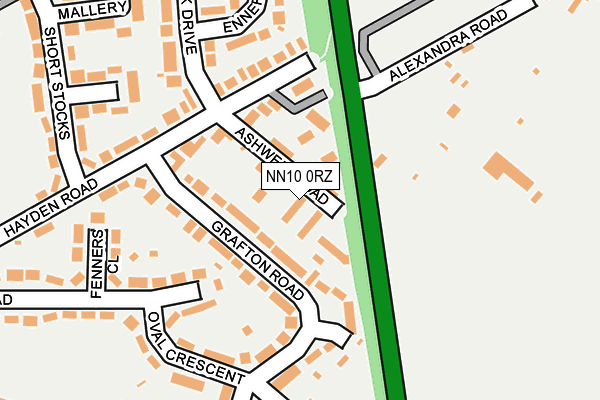 NN10 0RZ map - OS OpenMap – Local (Ordnance Survey) NN10 0RZ map - OS OpenMap – Local (Ordnance Survey)