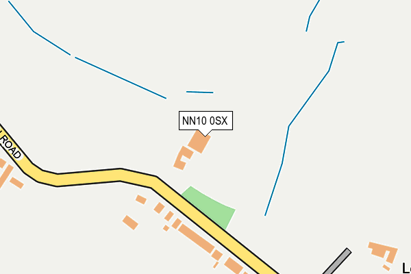 NN10 0SX map - OS OpenMap – Local (Ordnance Survey) NN10 0SX map - OS OpenMap – Local (Ordnance Survey)
