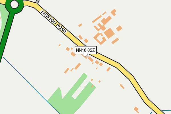 NN10 0SZ map - OS OpenMap – Local (Ordnance Survey)