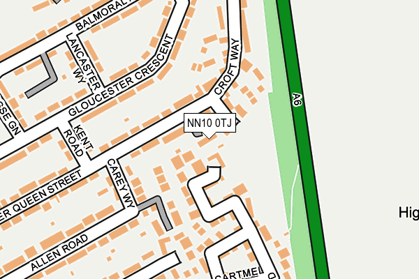 NN10 0TJ map - OS OpenMap – Local (Ordnance Survey) NN10 0TJ map - OS OpenMap – Local (Ordnance Survey)