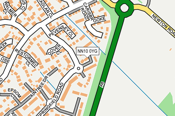 NN10 0YG map - OS OpenMap – Local (Ordnance Survey) NN10 0YG map - OS OpenMap – Local (Ordnance Survey)