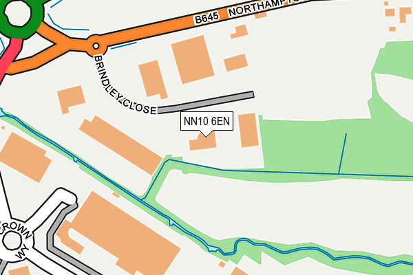 NN10 6EN map - OS OpenMap – Local (Ordnance Survey)