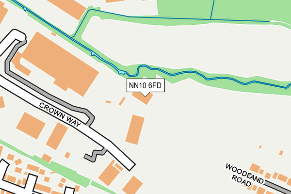NN10 6FD map - OS OpenMap – Local (Ordnance Survey) NN10 6FD map - OS OpenMap – Local (Ordnance Survey)