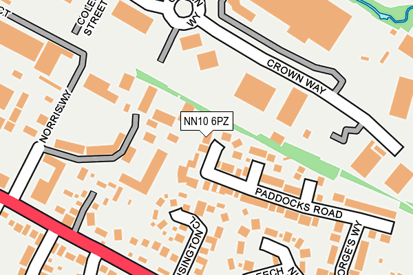 NN10 6PZ map - OS OpenMap – Local (Ordnance Survey) NN10 6PZ map - OS OpenMap – Local (Ordnance Survey)