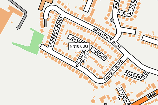 NN10 6UQ map - OS OpenMap – Local (Ordnance Survey) NN10 6UQ map - OS OpenMap – Local (Ordnance Survey)