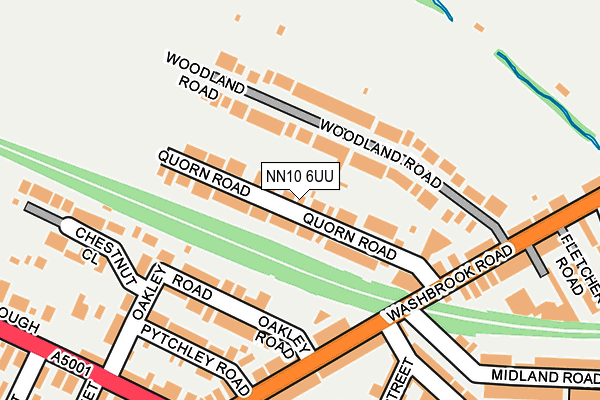 NN10 6UU map - OS OpenMap – Local (Ordnance Survey)