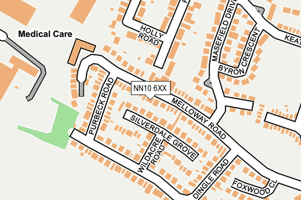 NN10 6XX map - OS OpenMap – Local (Ordnance Survey) NN10 6XX map - OS OpenMap – Local (Ordnance Survey)