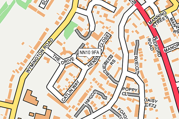 NN10 9FA map - OS OpenMap – Local (Ordnance Survey) NN10 9FA map - OS OpenMap – Local (Ordnance Survey)