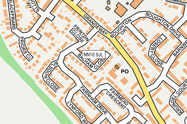 NN10 9JL map - OS OpenMap – Local (Ordnance Survey) NN10 9JL map - OS OpenMap – Local (Ordnance Survey)
