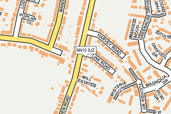 NN10 9JZ map - OS OpenMap – Local (Ordnance Survey) NN10 9JZ map - OS OpenMap – Local (Ordnance Survey)