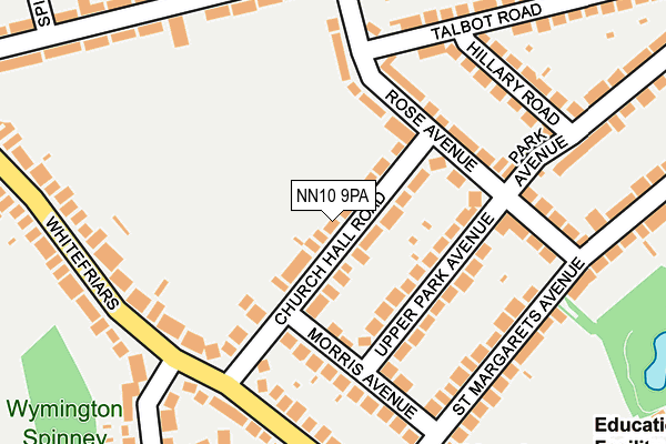 NN10 9PA map - OS OpenMap – Local (Ordnance Survey) NN10 9PA map - OS OpenMap – Local (Ordnance Survey)