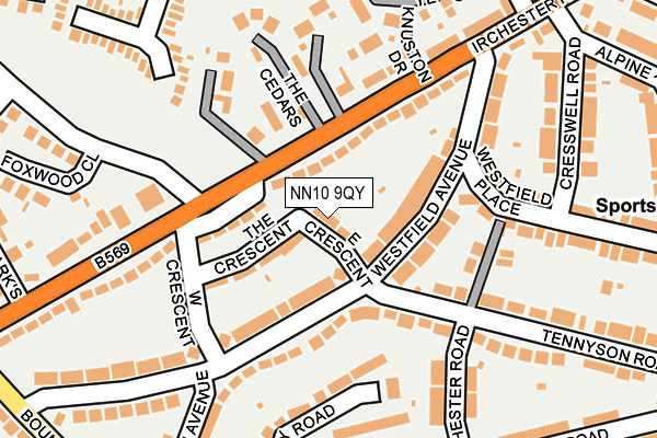 NN10 9QY map - OS OpenMap – Local (Ordnance Survey) NN10 9QY map - OS OpenMap – Local (Ordnance Survey)