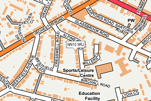 NN10 9RJ map - OS OpenMap – Local (Ordnance Survey) NN10 9RJ map - OS OpenMap – Local (Ordnance Survey)